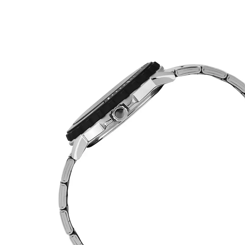 Jam Tangan Pria Casio General MTD-125D-9AVDF Men Analog Yellow Dial Stainless Steel Band