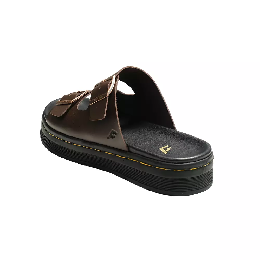 Footstep Footwear Sandal Pria Camden Darkbrown Original Sandal