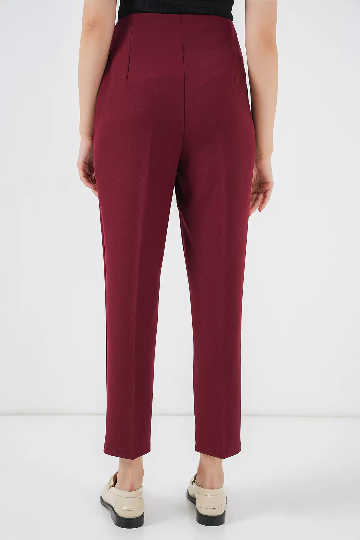 High Waist Ankle Trousers