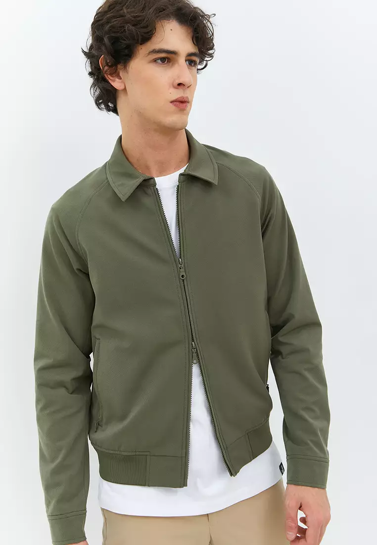 Jobb Monza Jacket Pria Slim Fit Dark Green