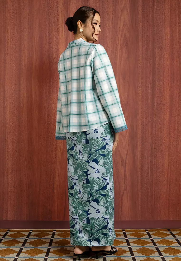 SALINA PRINTED KEBAYA SET