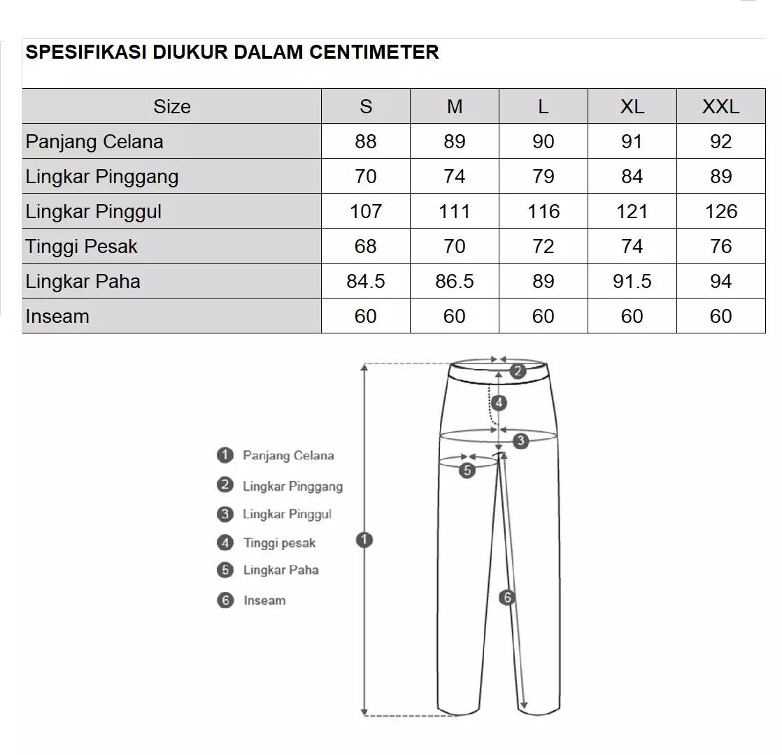 MINIMAL - Kanza - Kulot Motif Parang - Beige Warna Beige