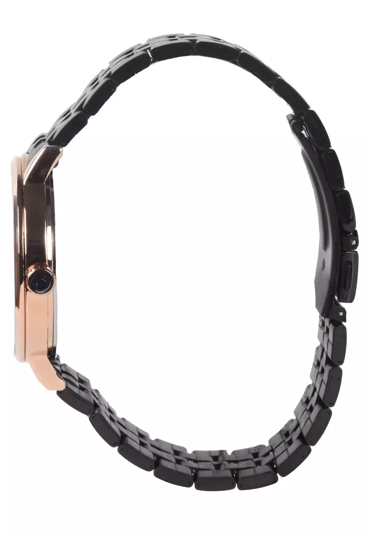 Alfa Sapphire - Jam Tangan Pria - Rosegold Black - Stainless Steel - 88169M-E