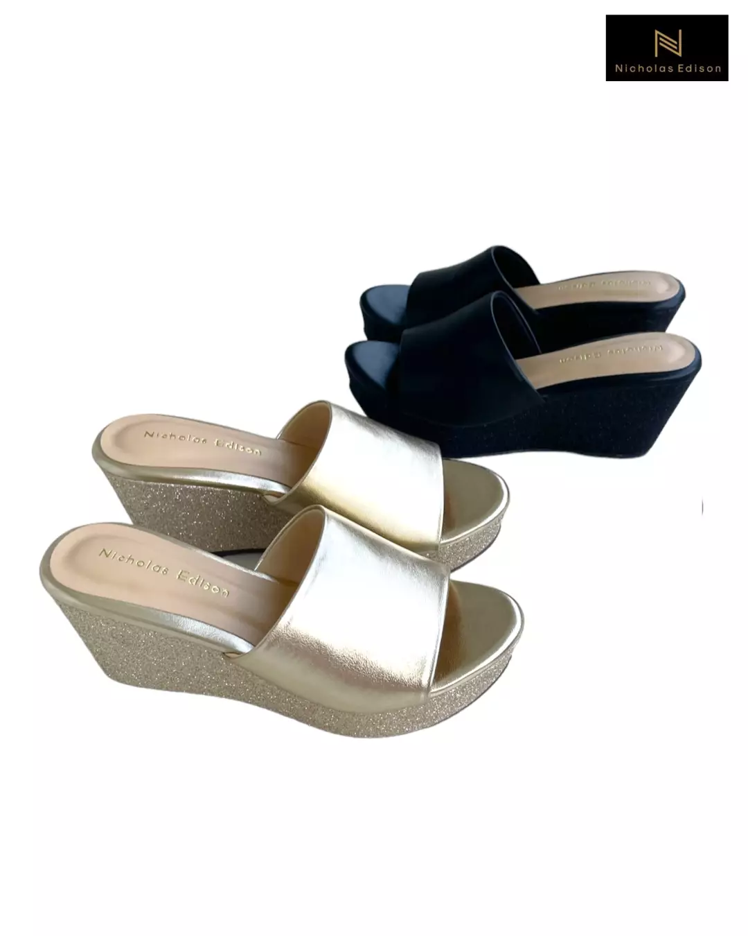 Nicholas Edison Wedge Anika Black