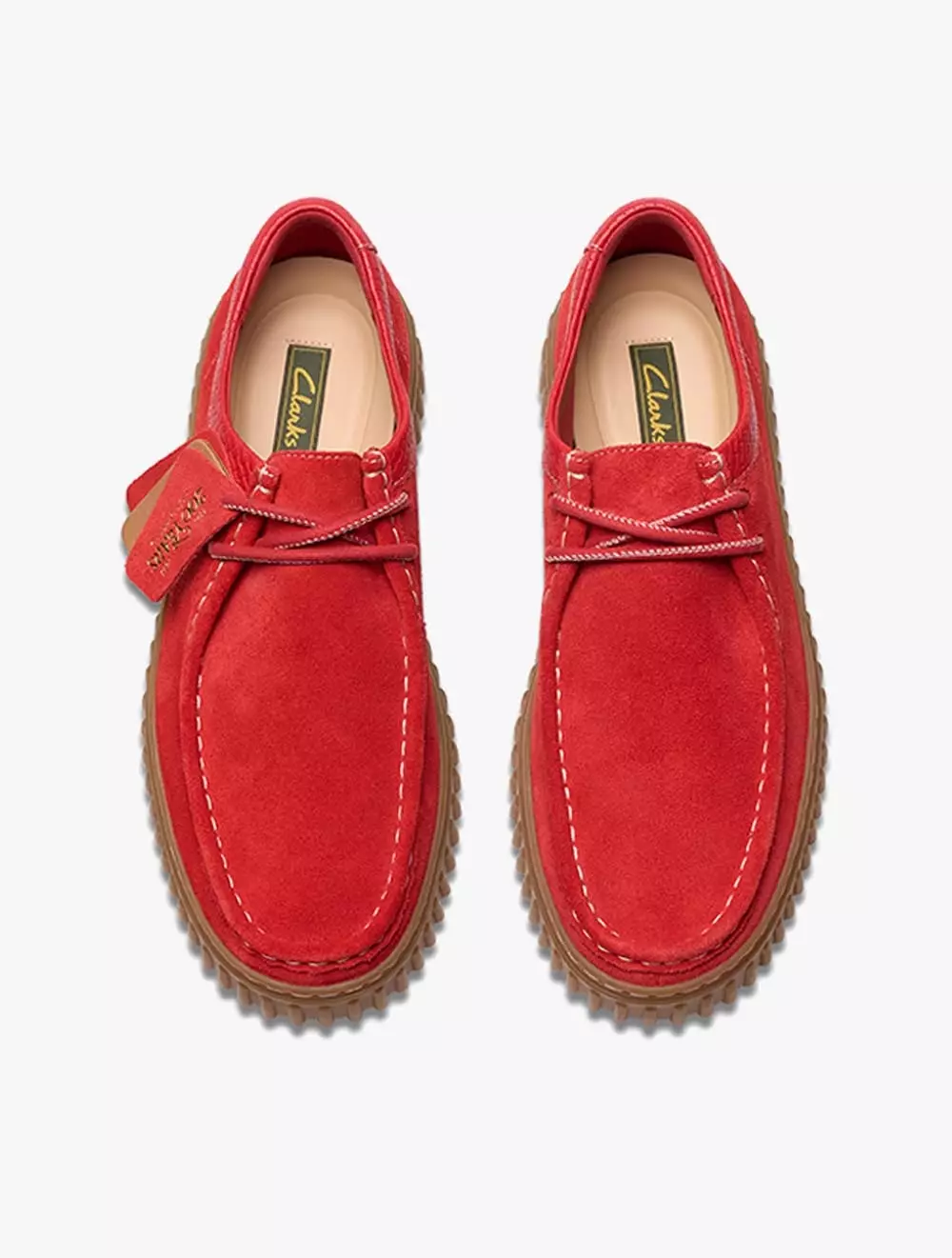Clarks Torhill Lo Red Suede