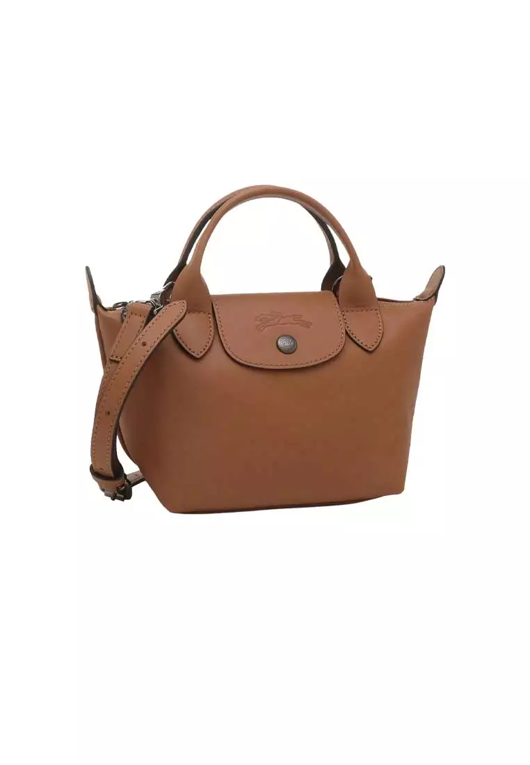 Le Pliage Extra XS Leather Handbag Cajou L1500987
