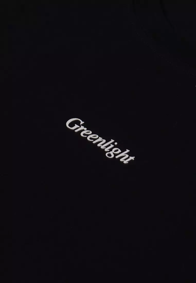 Greenlight Men's T-Shirt Short Sleeve Regular Fit Cotton Logo Script Anda OL-C361124