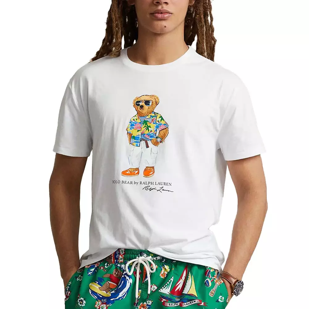 Bear Holiday T-Shirt White