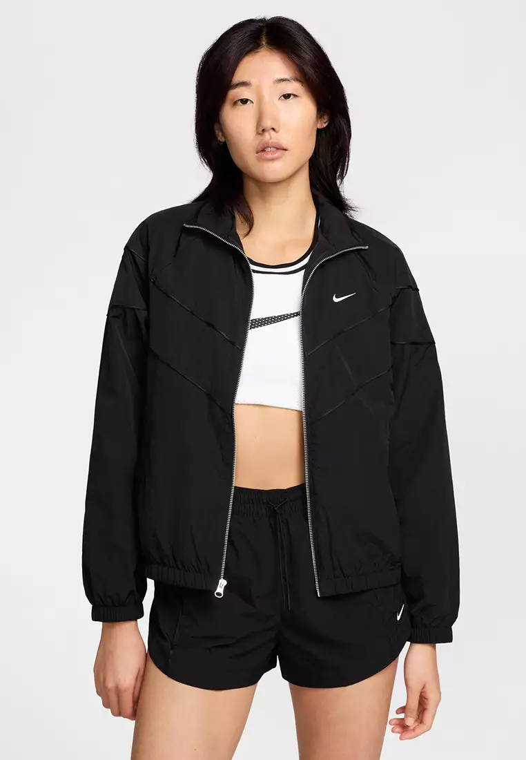 ☆NIKE☆Windrunner Loose UV Woven Full-Zip Jacket☆Black Nike Windrunner Women's Loose UV Woven Full-Zip Jacket. Nike.com