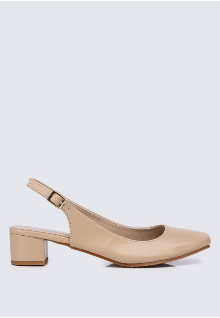 My Ballerine - Palmer Comfy Heels In Nude