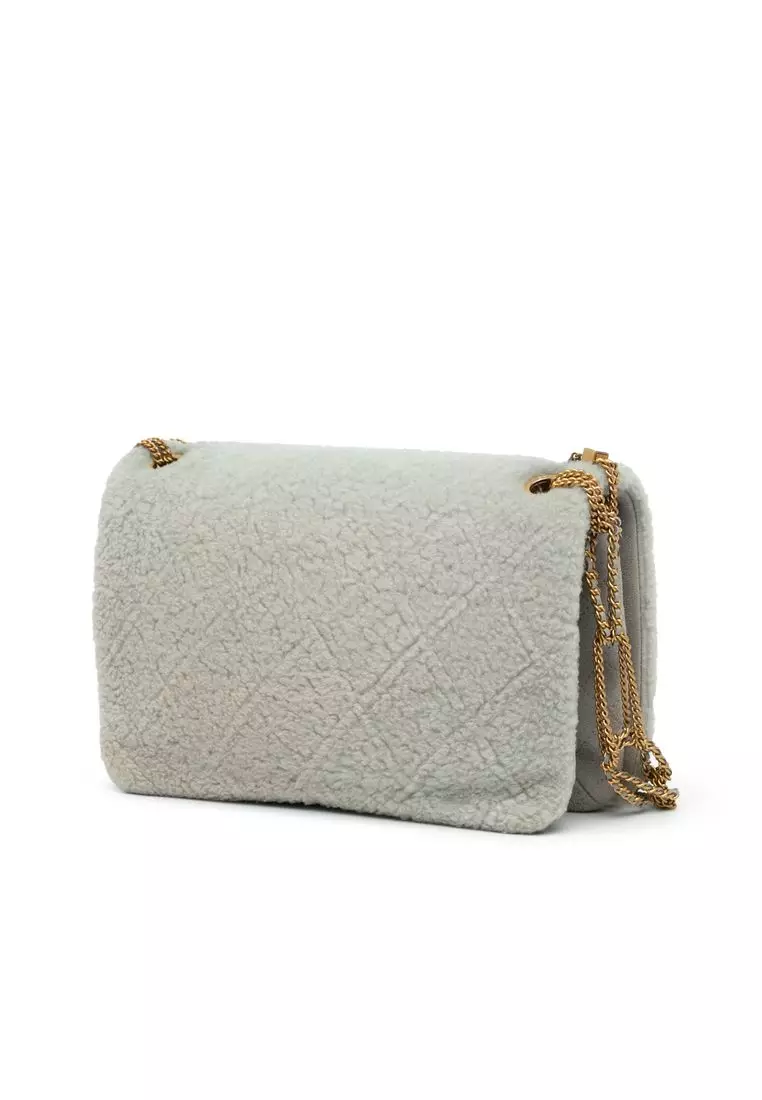 Pre-Loved Chanel Quilted Shearling Chain Flap