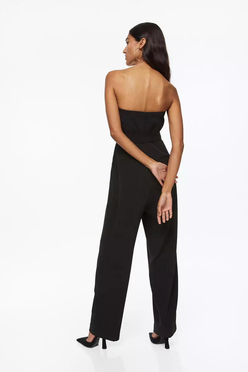 Buy H M Tie belt jumpsuit Online ZALORA Malaysia