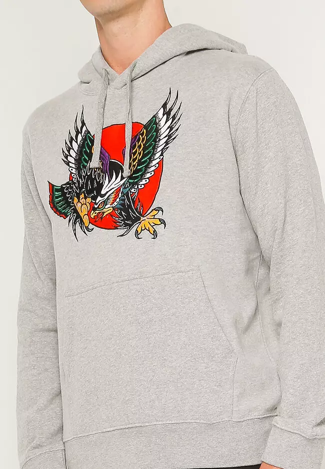 Embroidered Eagle Hoodie