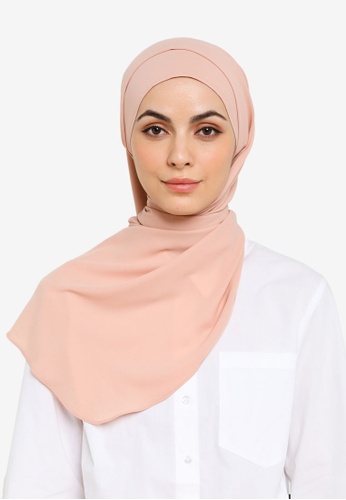 Buy UMMA Nawar Basic Scarf in Sorbet Peach 2023 Online | ZALORA Singapore