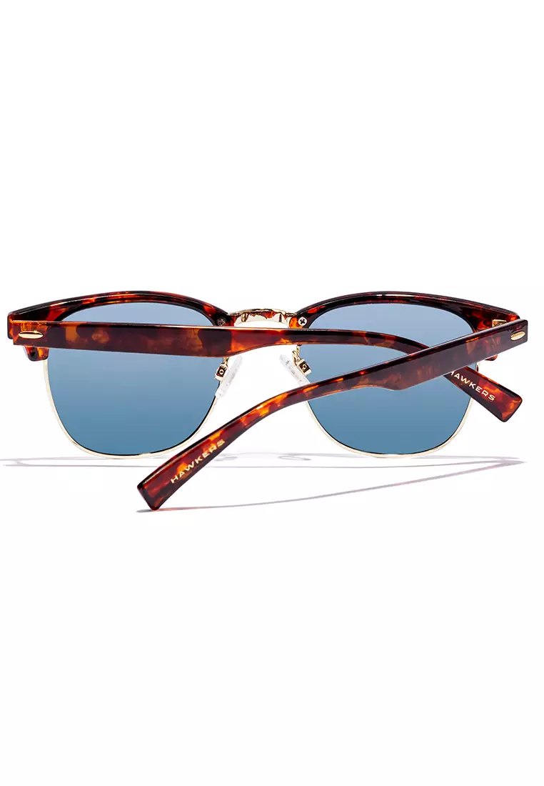 HAWKERS Classic Bold Polarized Carey Pink Sunglasses For Men And Women, Unisex. Official Product Designed In Spain