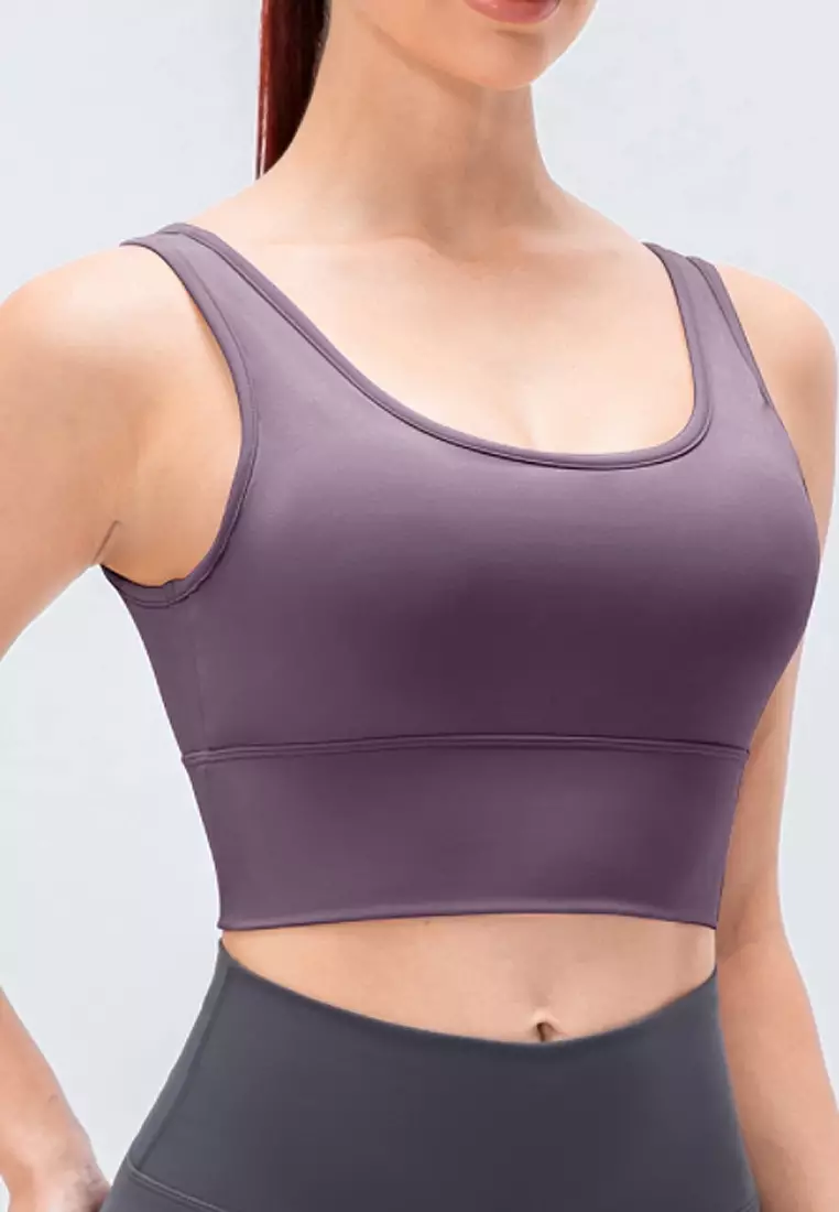 Purple sports hotsell top