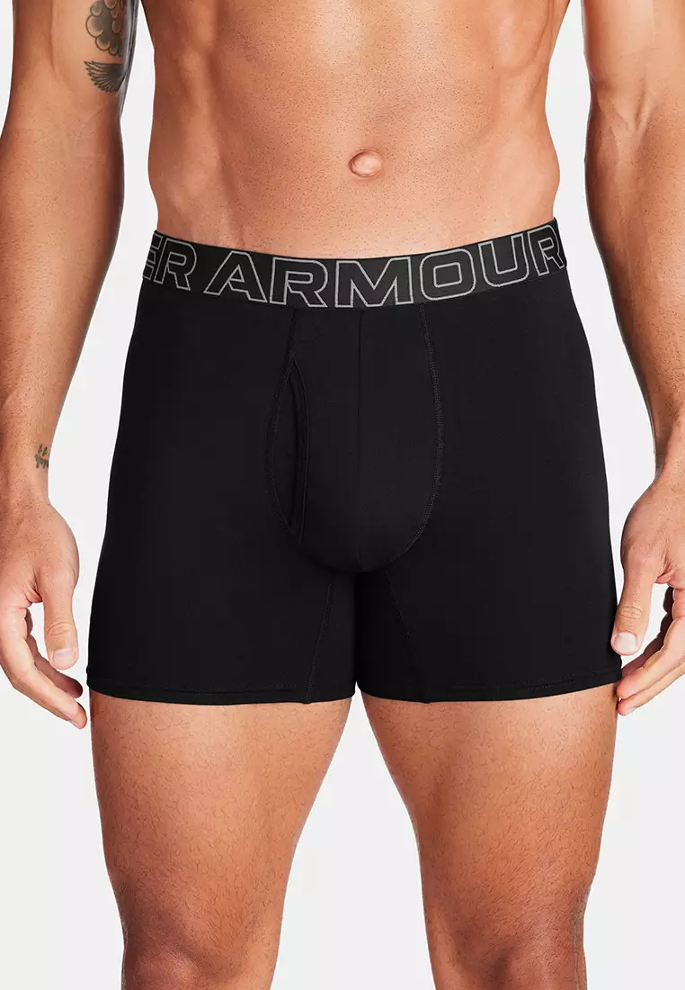 UA Performance Cotton男士6英寸Boxerjock®內褲3條裝