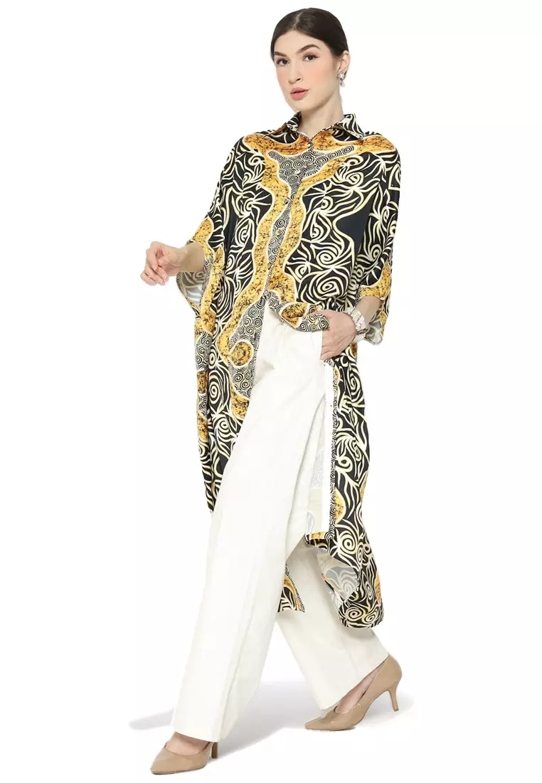 Kanzi Collared Kaftan