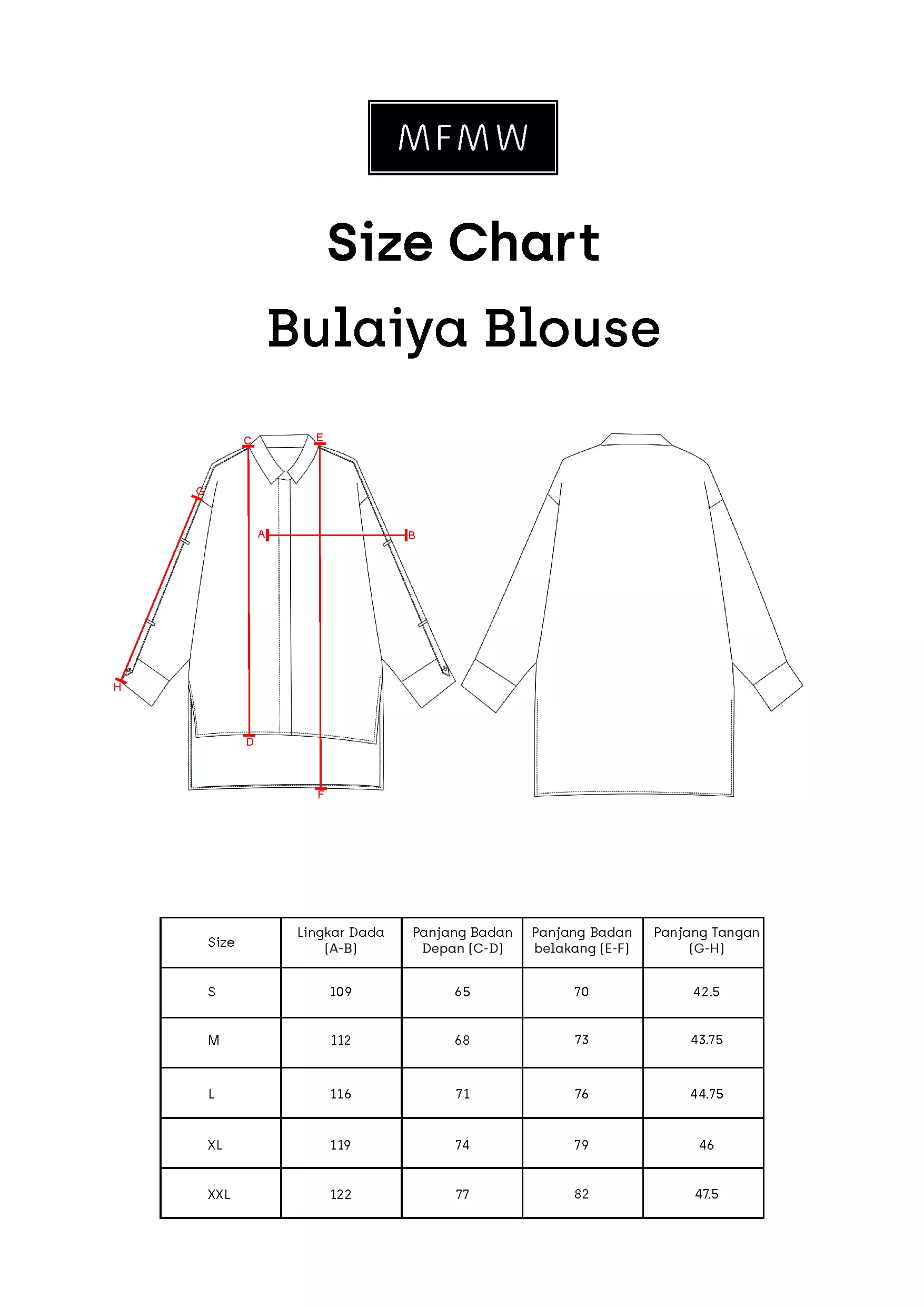 MFMW Bulaiya Atasan Blouse Dark Grey