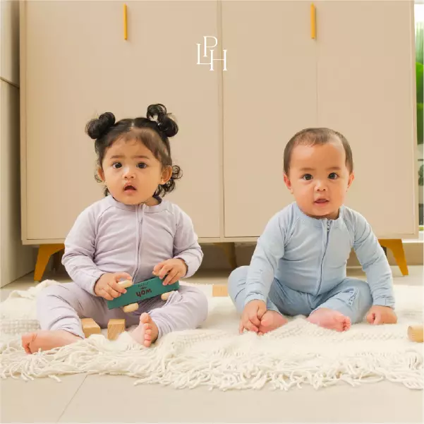 Little Palmerhaus - Baby Sleepsuit 15.0 (Jumper Bayi Lengan Panjang) Sand Brown