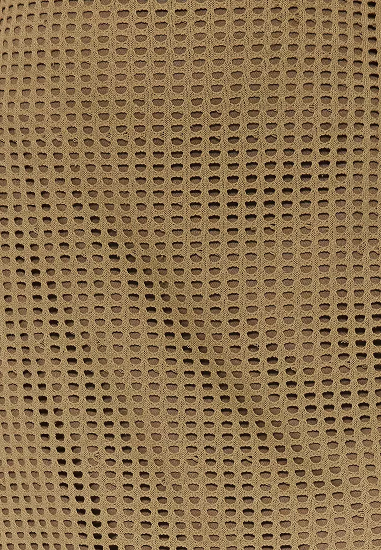 Mesh knit on sale skirt