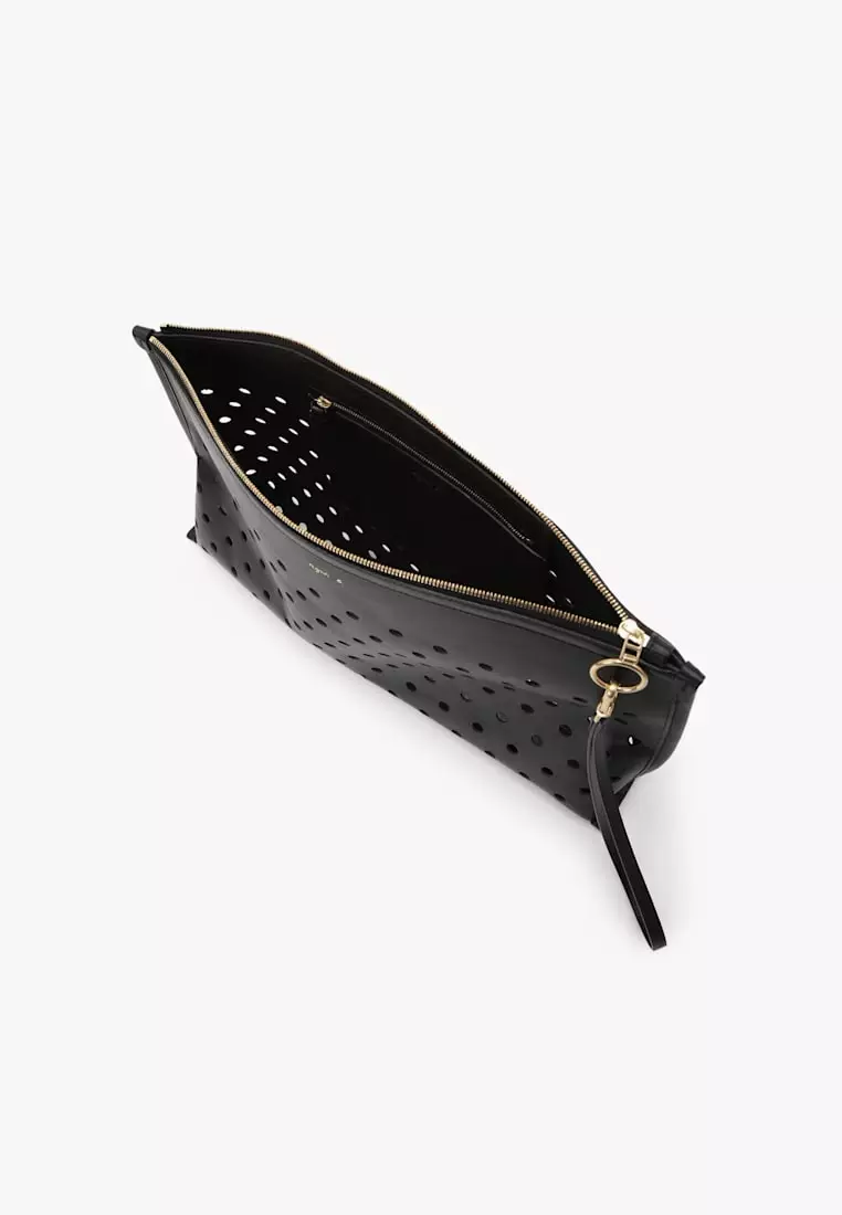 Perforated Leather Pouch