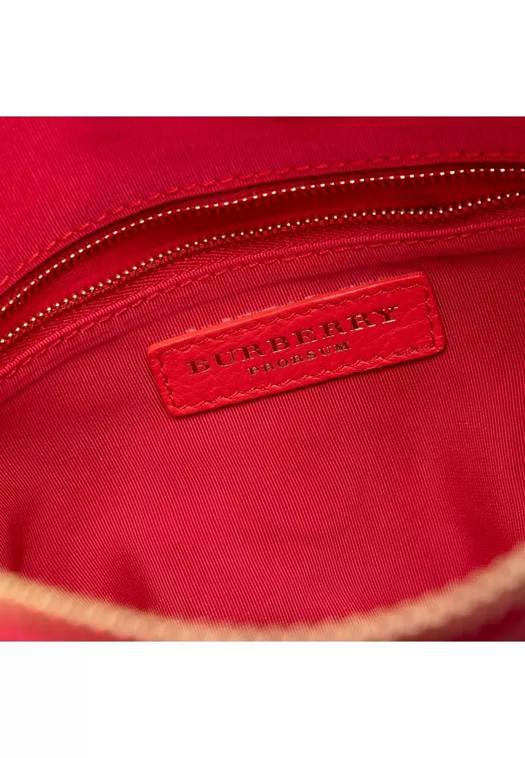 Pre-Loved Burberry Prorsum Pvc Petal Crossbody