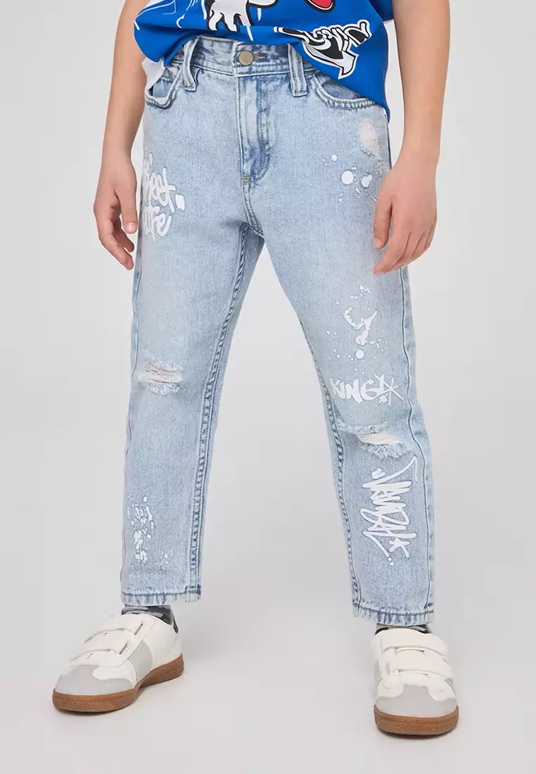 Buy Terranova Terranova Ripped Jeans for Boys 2024 Online ZALORA