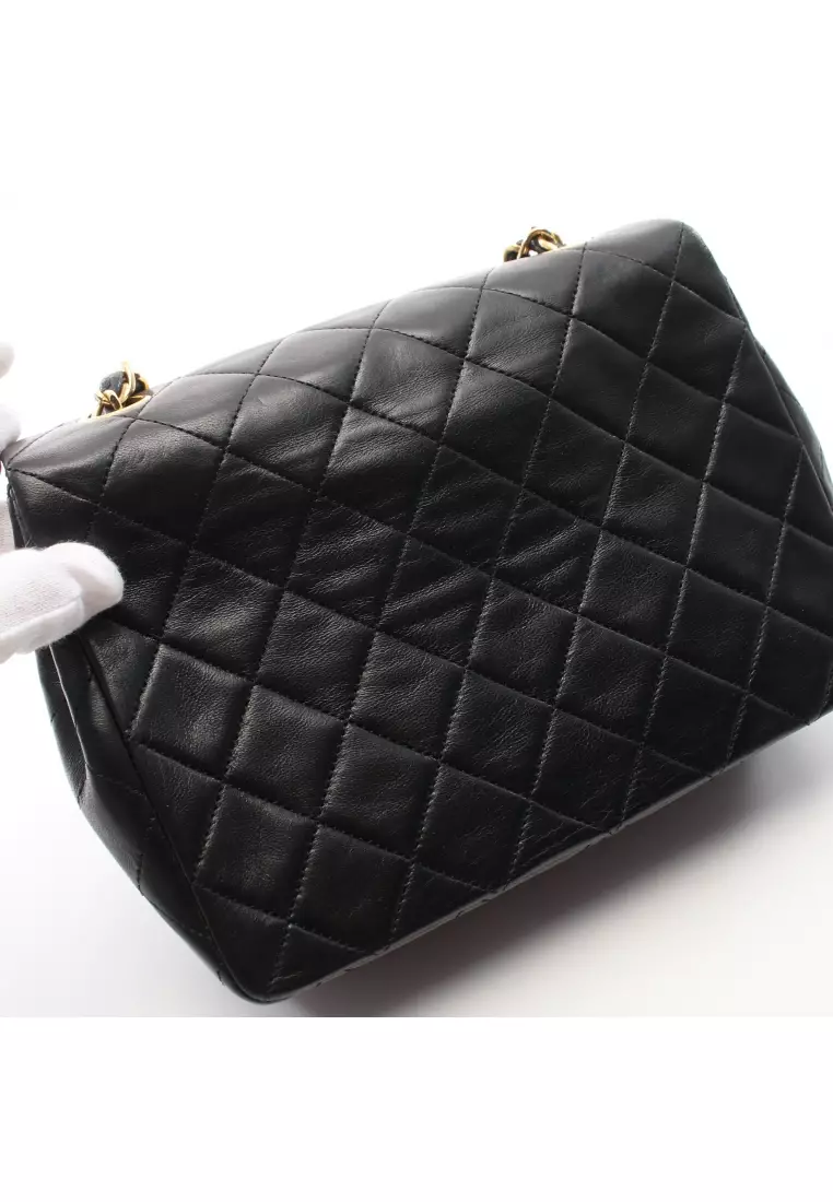CHANEL-Matrasse-Lamb-Skin-Classic-Mini-Pouch-Black-Silver-Hardware –  dct-ep_vintage luxury Store