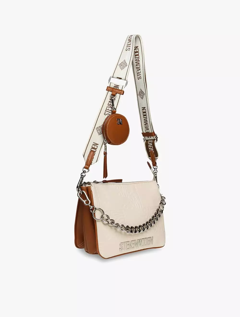 Steve Madden BVICY Women's Crossbody Bags- Beige - Beige