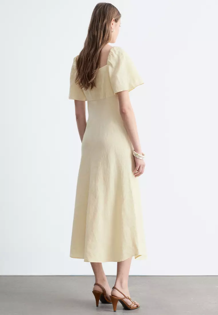 Linen Midi Dress