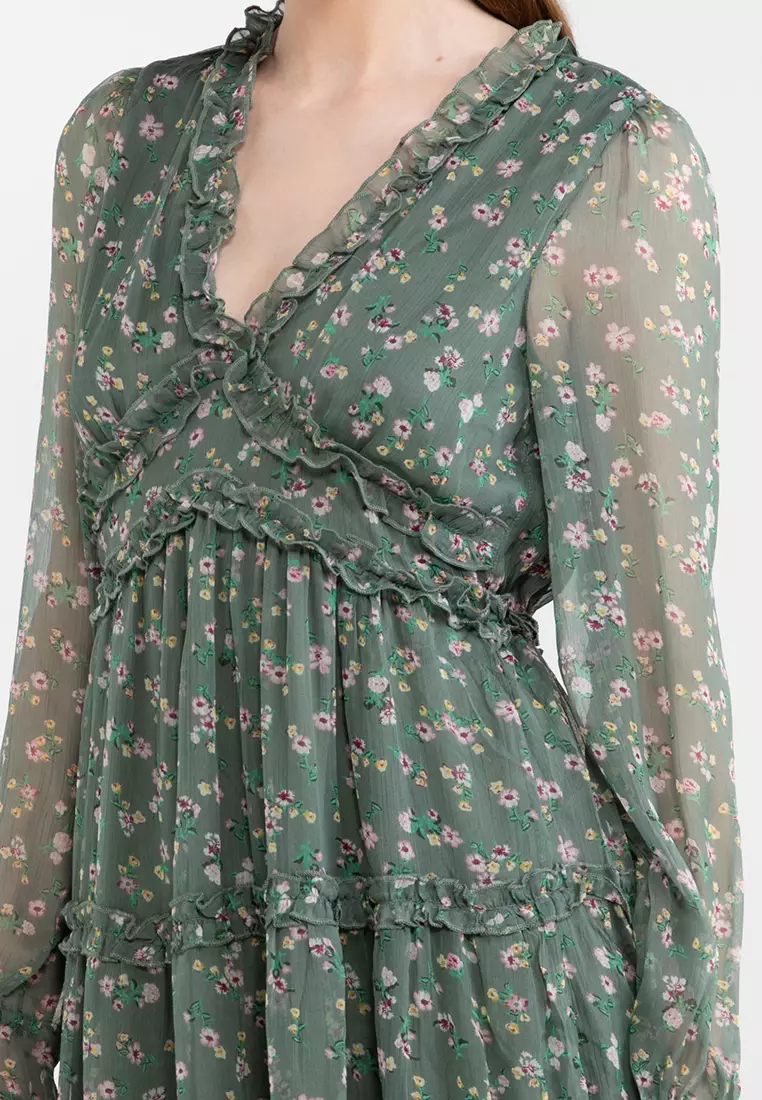 Vero moda frill dress discount