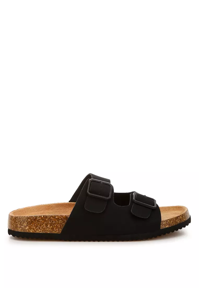 Discount on London Rag  shoes - SKU: White Dual Strap Buckle Flats
