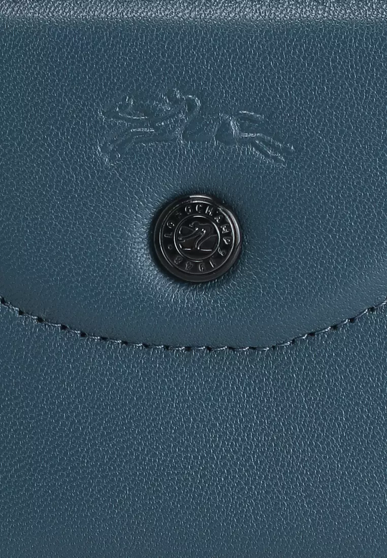 Le Pliage Cuir Zipped Card Holder (tr)