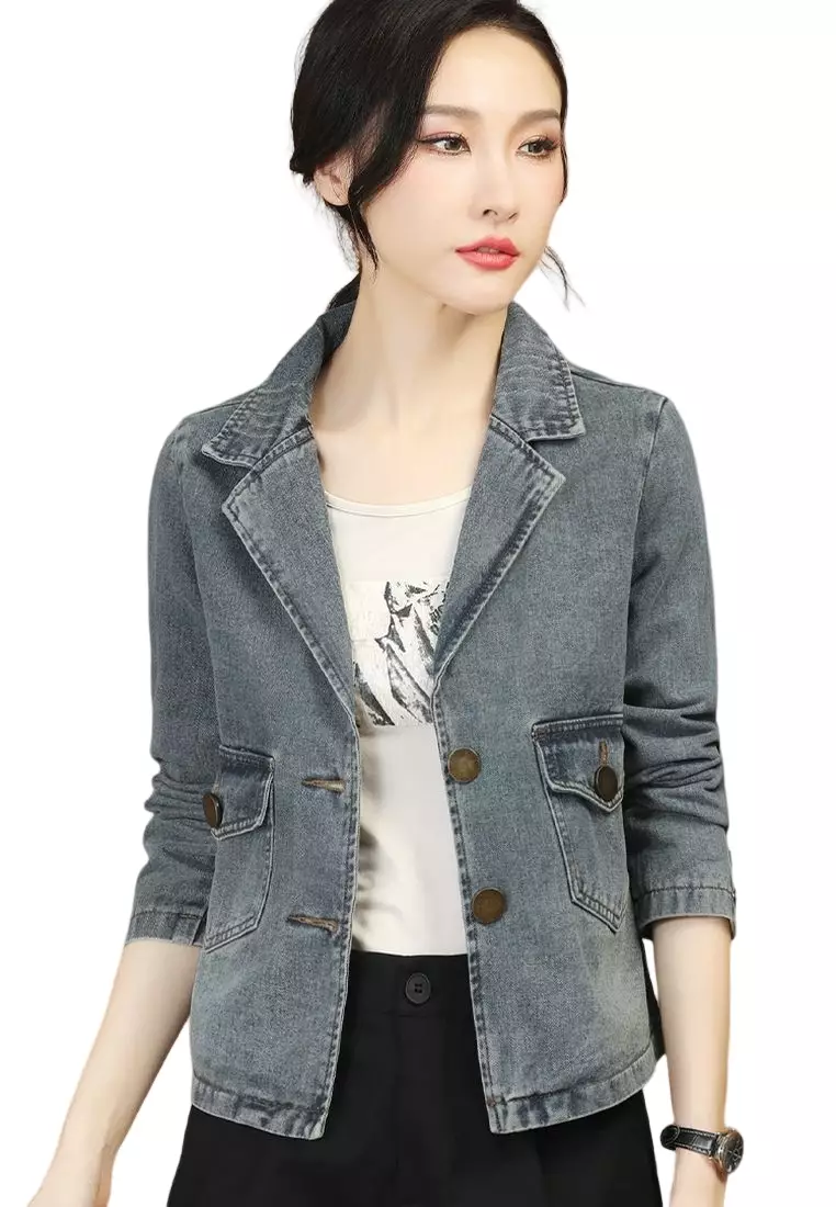 Jeans blazer 2025 for girls