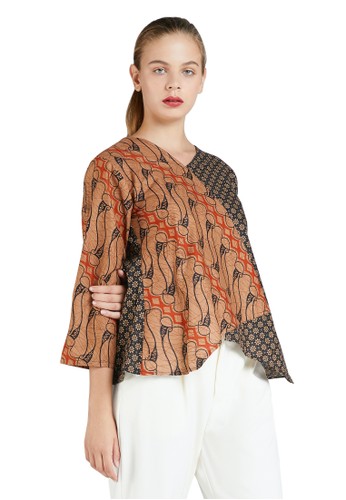 Jual Batik Jagad Tresno Qirani Blouse Batik Wanita Modern Original Zalora Indonesia