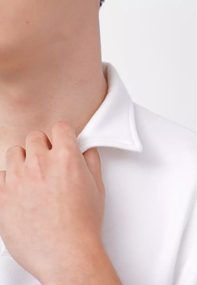 Ryusei Polo Pria Kaze Basic White