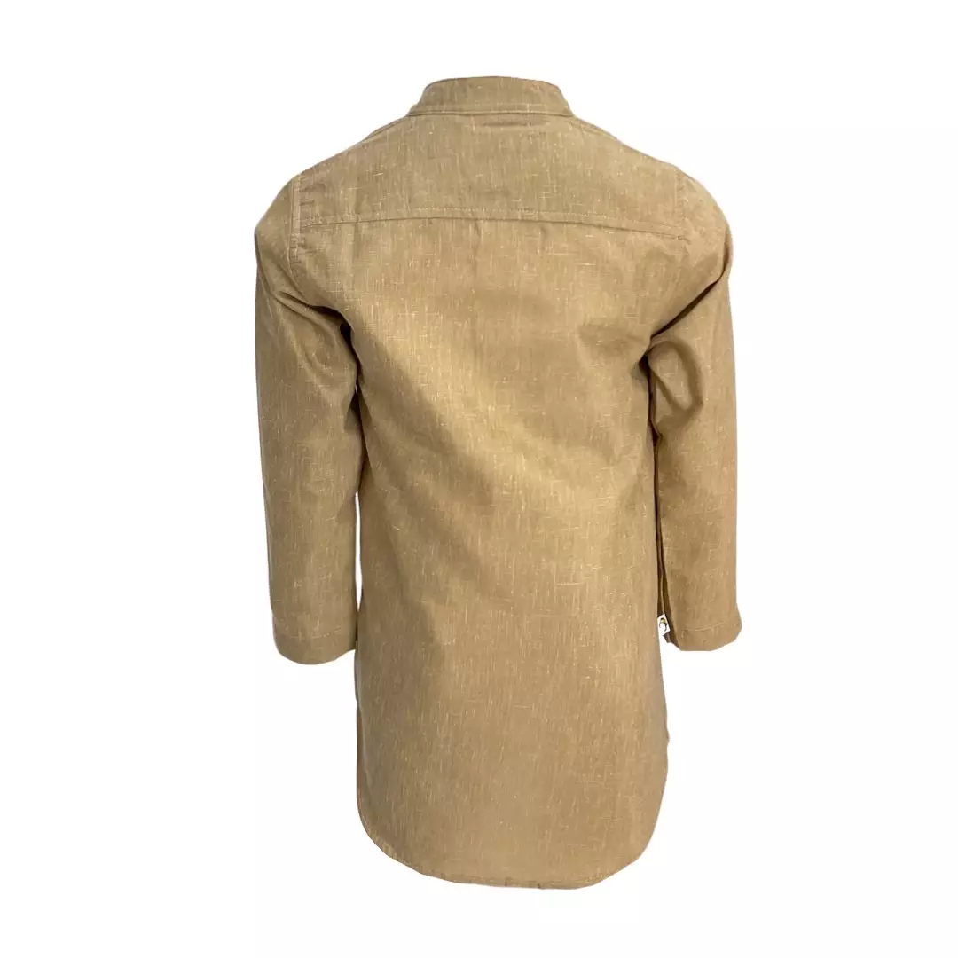 Pingu Koko Kurta Anak Laki Laki Printing Panjang Cream 93900527