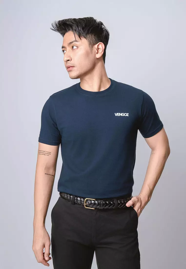 T-Shirt Minimal Logo Navy