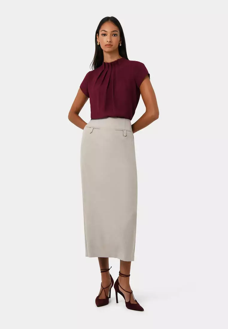Milla Column Midi Skirt
