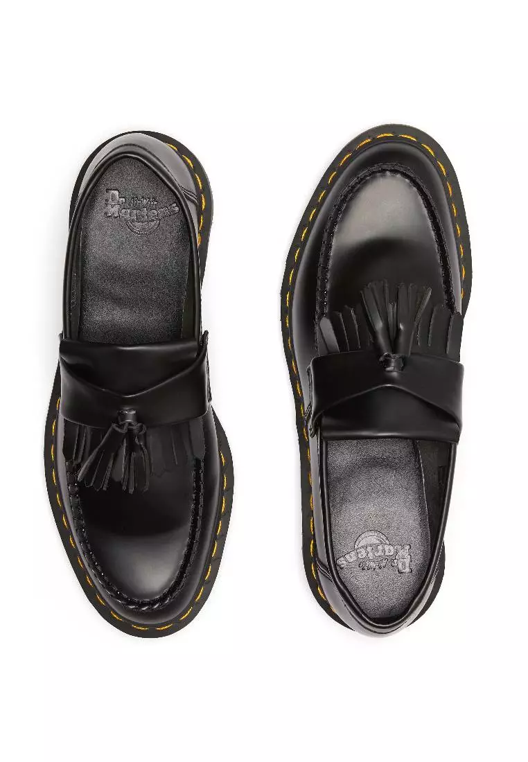 Dr martens adrian tassel loafers in black best sale