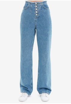 in de tussentijd Site lijn Mondstuk Buy Women Flare Jeans Online | ZALORA Hong Kong