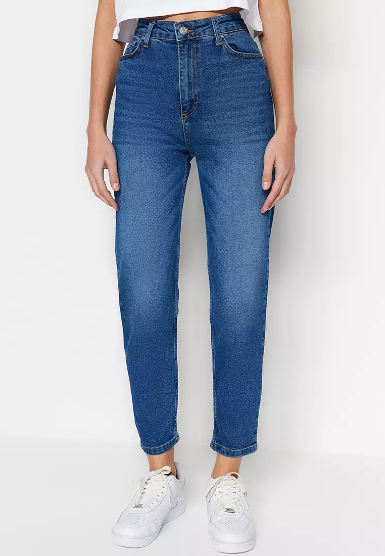 Buy Trendyol Slim Mom Jeans 2024 Online | ZALORA Philippines