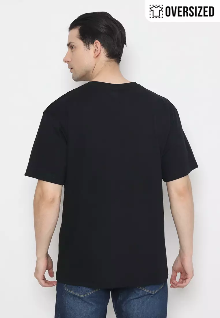 NX T-Shirt Cotton Combed Tebal Oversized Pria 2079370421