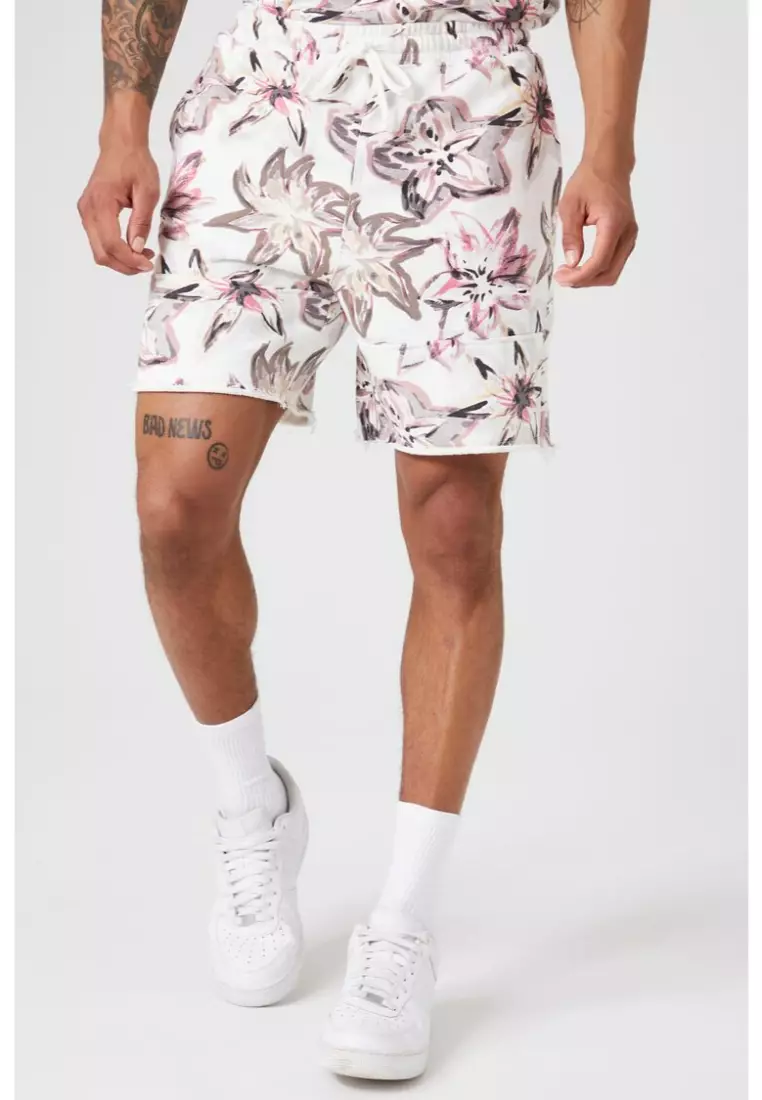 Buy FOREVER 21 Floral Print Drawstring Shorts 2024 Online ZALORA