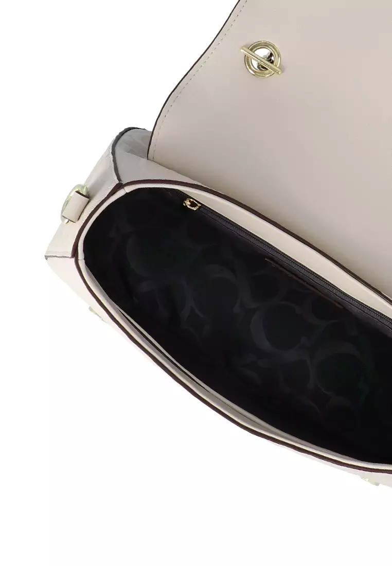 CR Delia Monogram Top Handle - Khaki