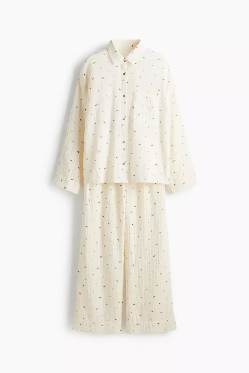 Cotton muslin pyjamas