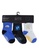 Jordan blue Jordan Unisex Infant's Jumpman 3 Pieces Ankle Socks (6 - 24 Months) - Race Blue 1F3B1KA99D3969GS_4