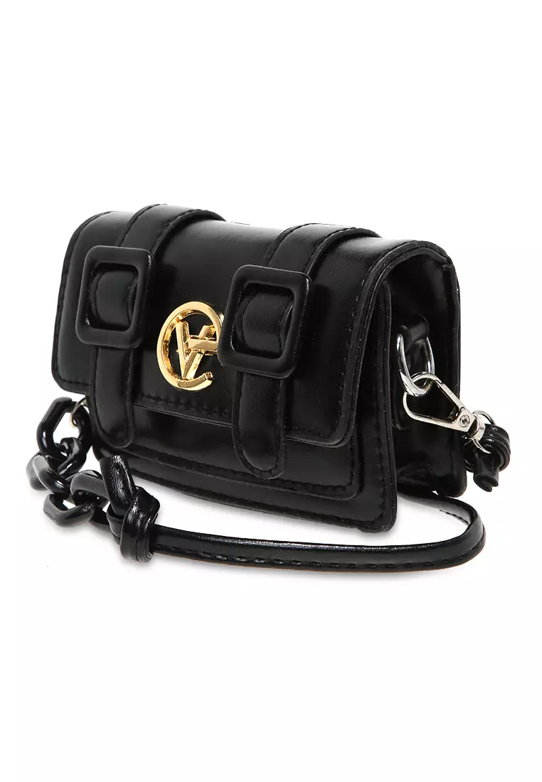 Tas Slempang Cute Design Simple Slingbags Wanita Premium Quality - Black