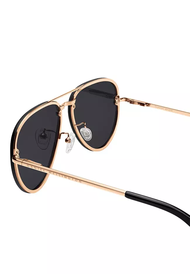 Steel Avion Rose gold Small Eastern Fit Sunglasses